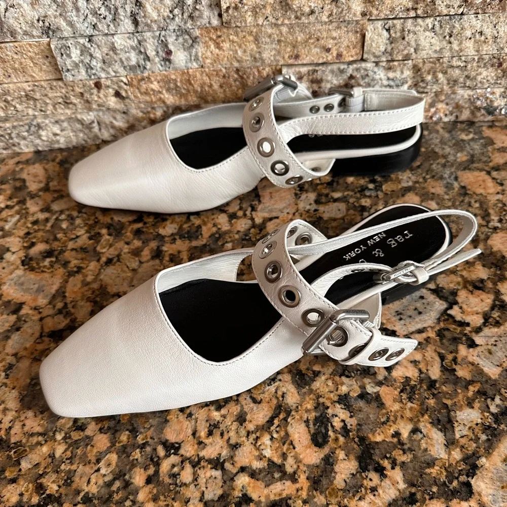 Rag & Bone Moto Astra Slingback Flats - Picture 6 of 11